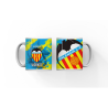 Taza Valencia CF con nombre | Lazos y Botones