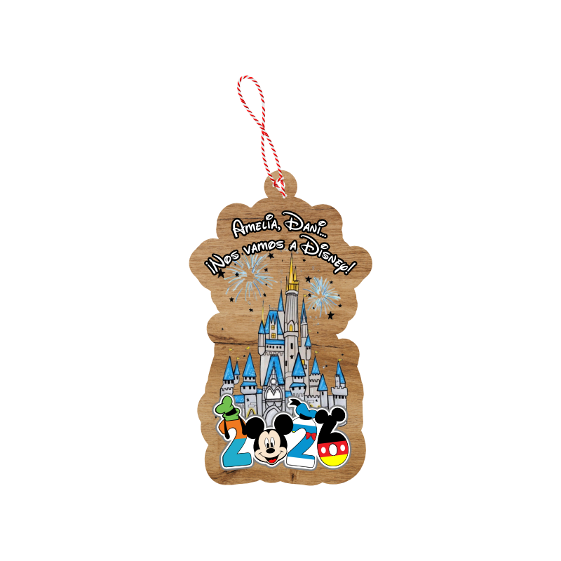 Bola de Navidad - Mod. Castillo Disney