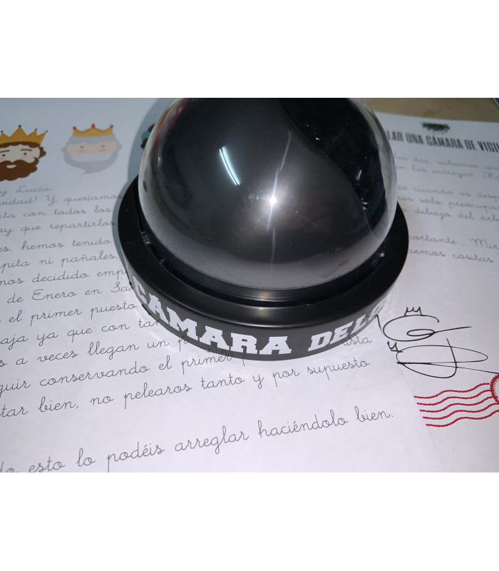 Cámara mágica de vigilancia Reyes Magos / Papá Noel | Lazos y Botones