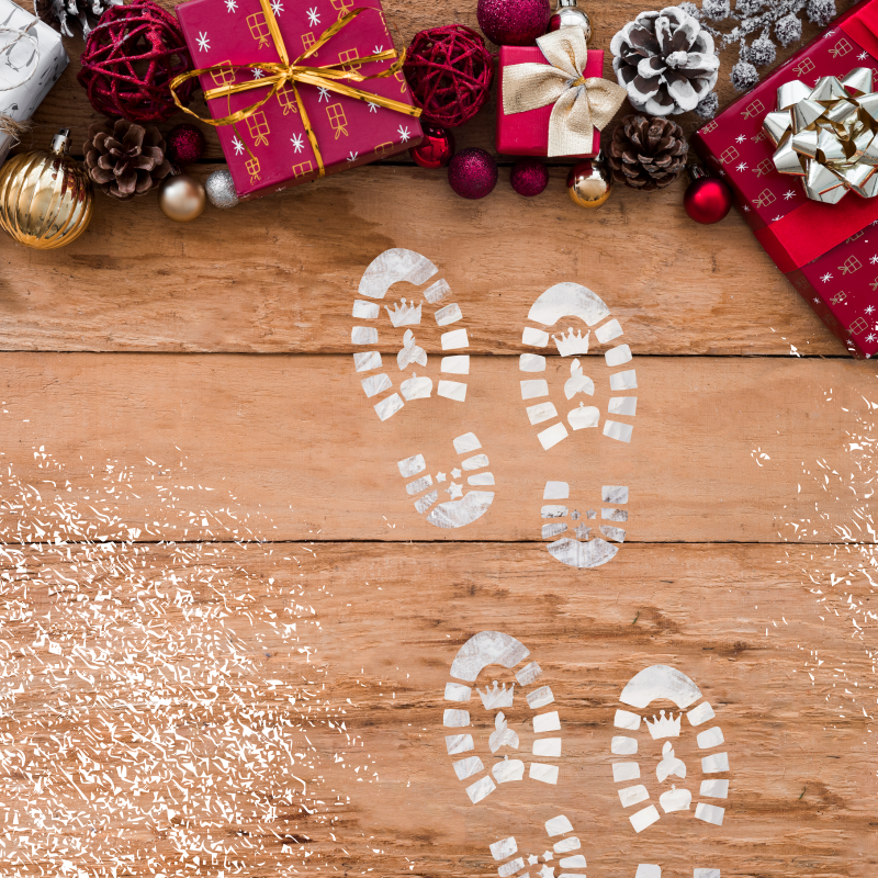 Huellas mágicas de madera - Reyes Magos