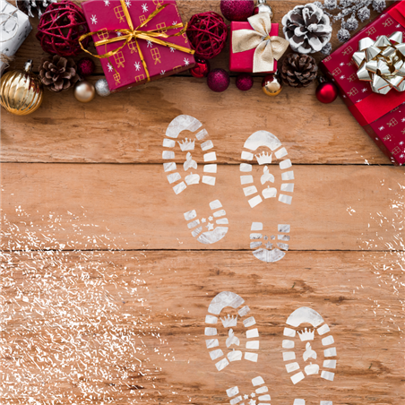 Huellas mágicas de madera - Reyes Magos