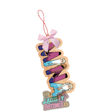 Bola de Navidad - Mod. Nombre Frozen