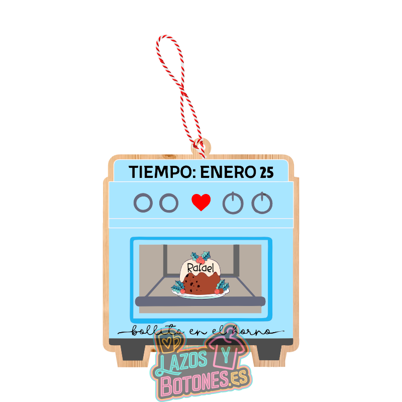 Bola de Navidad - Mod. Bollito en el Horno ????✨