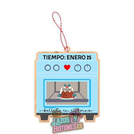 Bola de Navidad - Mod. Bollito en el Horno ????✨