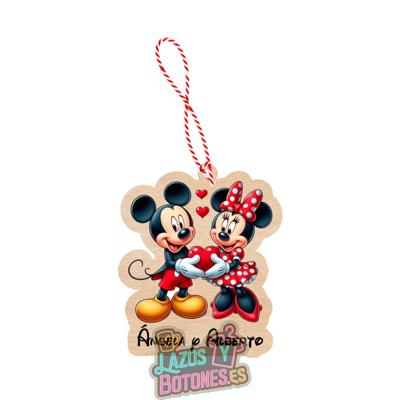 Bola de Navidad – Mod. Mickey & Minnie Pareja