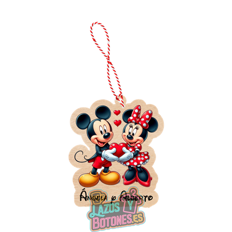 Bola de Navidad – Mod. Mickey & Minnie Pareja