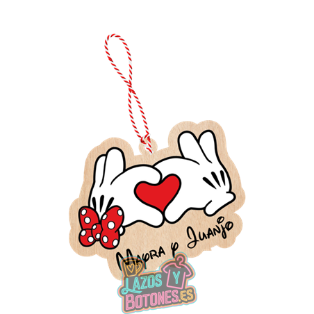 Bola de Navidad – Mod. Manos Corazón