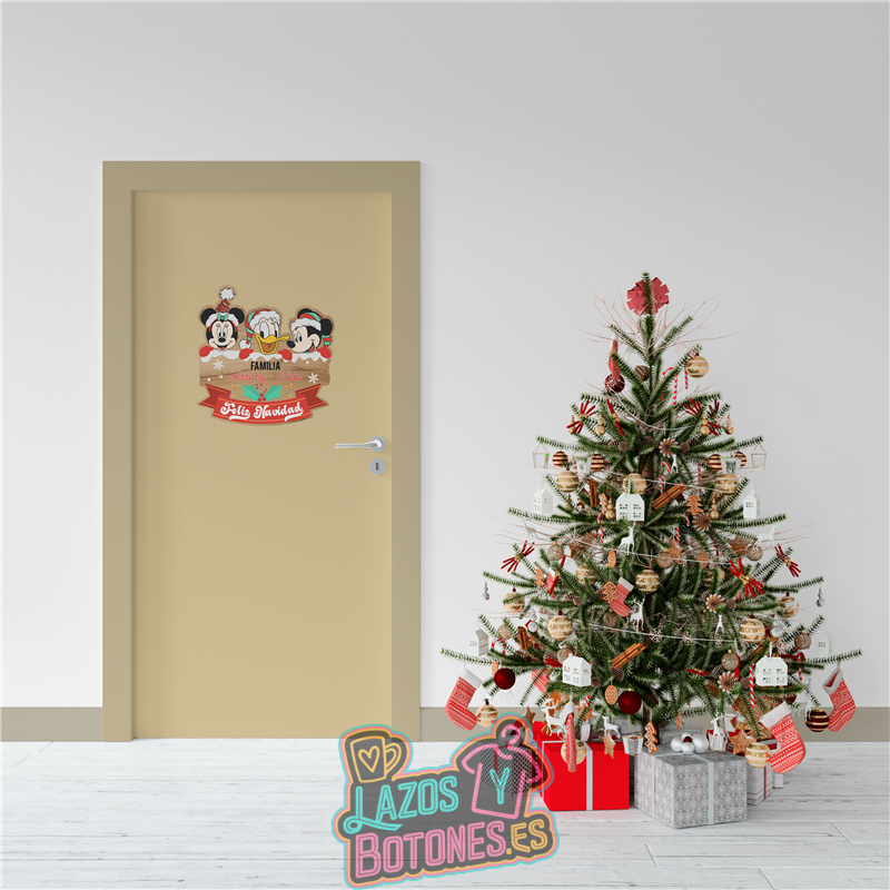 Cartel de Puerta – Mod. Familia Disney