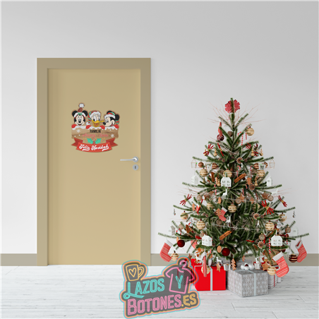 Cartel de Puerta – Mod. Familia Disney