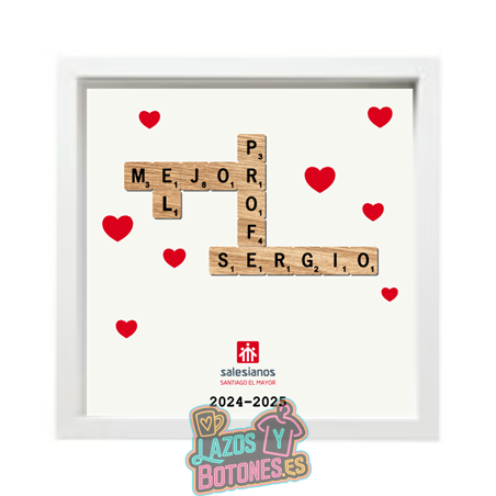 Cuadro Scrabble – Mod. Mejor Profe