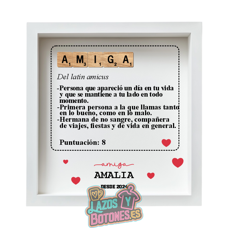 Cuadro Scrabble – Mod. Amigo