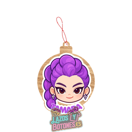 Bola de Navidad – Mod. Huntrix Rumi