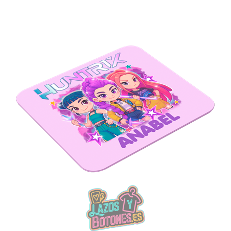 Alfombrilla de ratón personalizada – Mod. Huntrix Chibi
