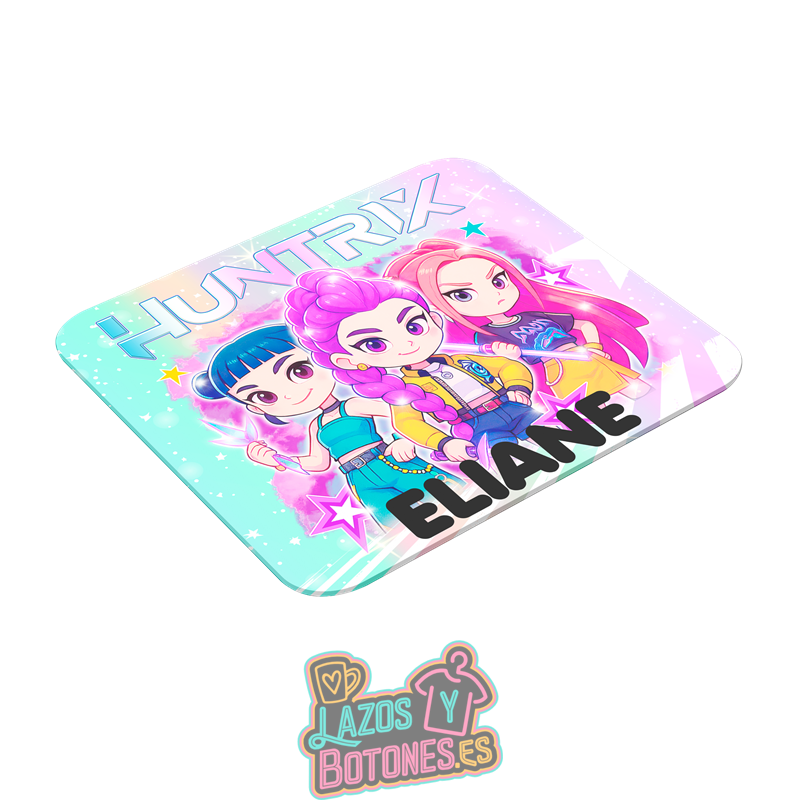 Alfombrilla de ratón personalizada – Mod. Huntrix Girls Galaxy