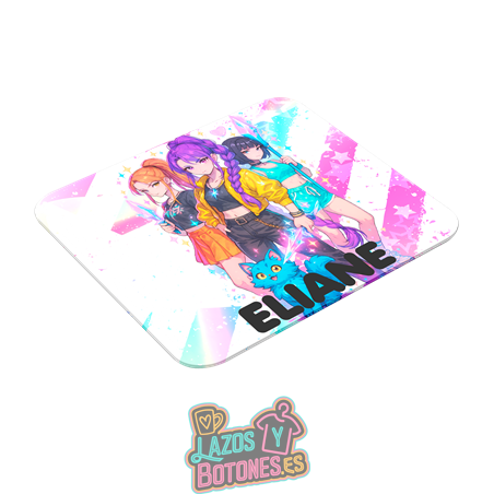 Alfombrilla de ratón personalizada – Mod. Huntrix Girls Splash Pastel