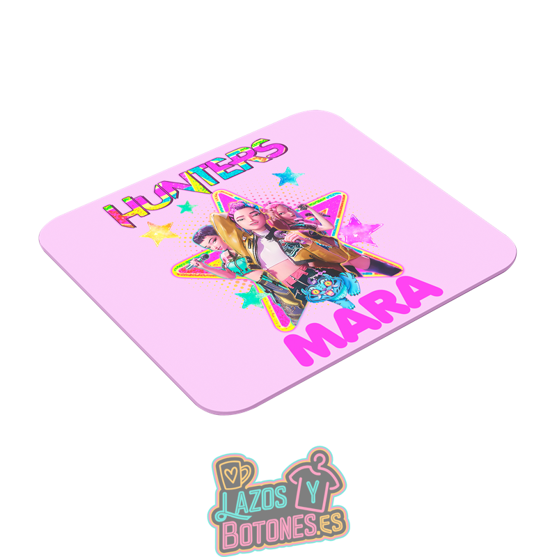 Alfombrilla de ratón personalizada – Mod. Hunters Neon Star