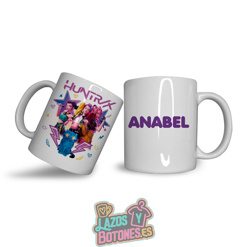 Taza personalizada – Mod. Huntrix Girls Pop Star