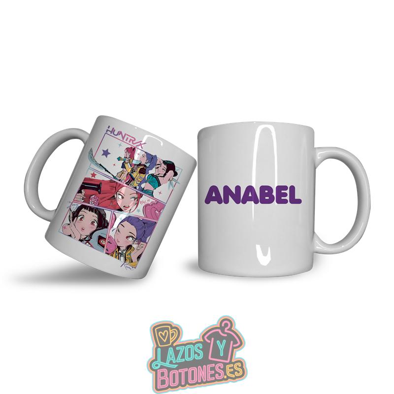 Taza personalizada – Mod. Huntrix Demon Hunters Panels