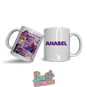 Taza personalizada – Mod. Huntrix Names Purple