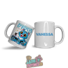 Taza personalizada – Mod. Demon Hunters Blue Cat Panels