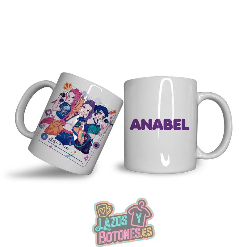 Taza personalizada – Mod. Huntrix Now Playing