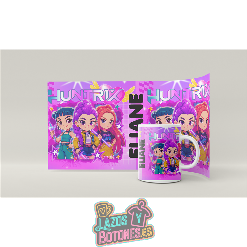 Taza personalizada – Mod. Huntrix Lo-Fi Notebook