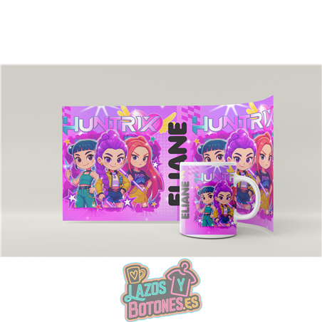 Taza personalizada – Mod. Huntrix Lo-Fi Notebook