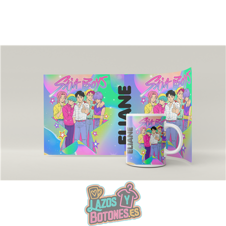 Taza personalizada – Mod. Sajaboys Rainbow Wrap