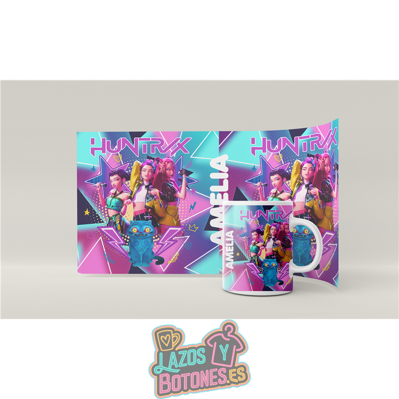 Taza personalizada – Mod. Huntrix Girls Pop Star 