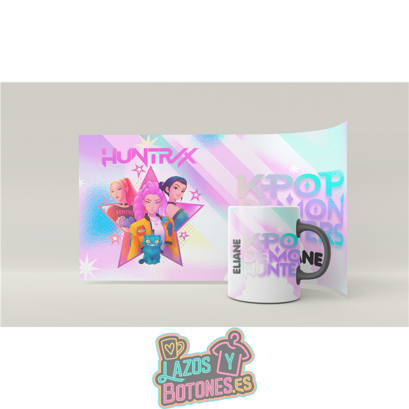 Taza personalizada – Mod. Huntrix Pastel Dream