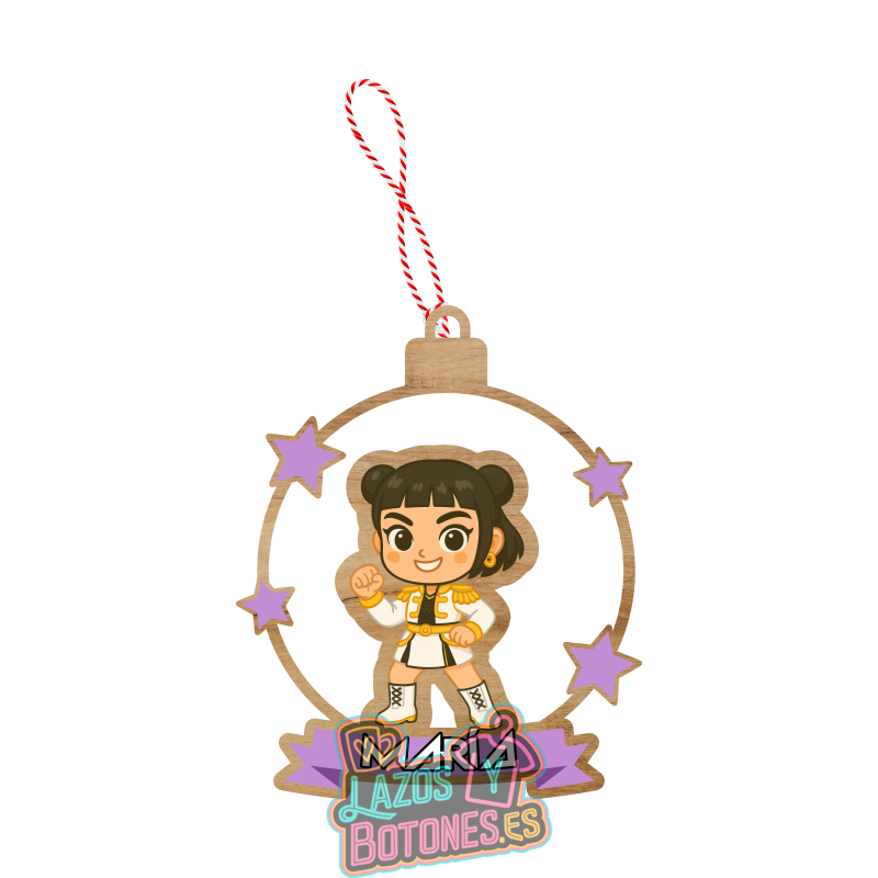 Bola de Navidad – Mod. Huntrix Zoey