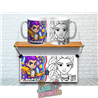 Taza Personalizada – Mod. Huntrix para Colorear