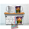 Taza Personalizada – Mod. Huntrix para Colorear (Modelo E)