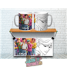 Taza Personalizada – Mod. Huntrix para Colorear (Modelo F)