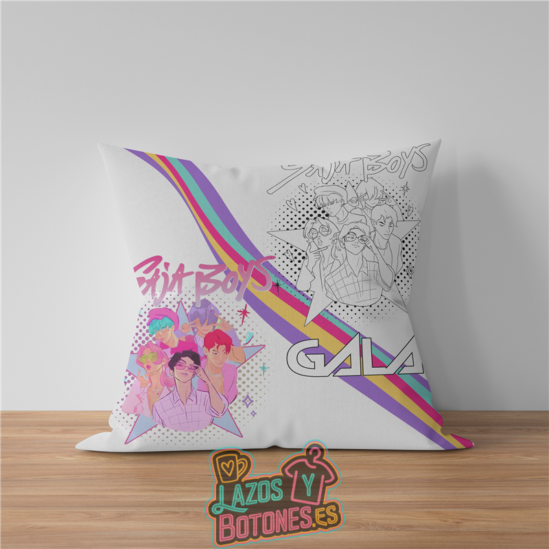 Cojín para colorear – Mod. Saja Boys Rainbow Line