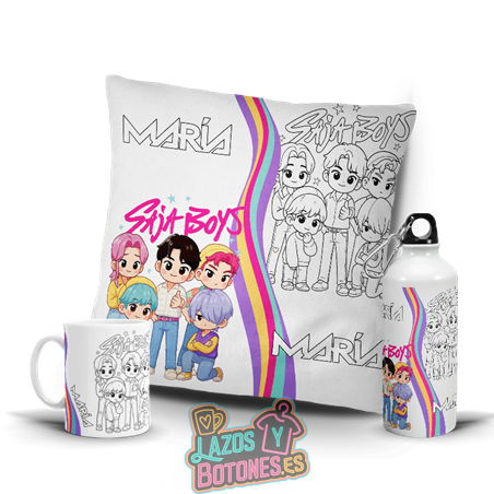 Pack K-pop para colorear – Mod. Saja Boys