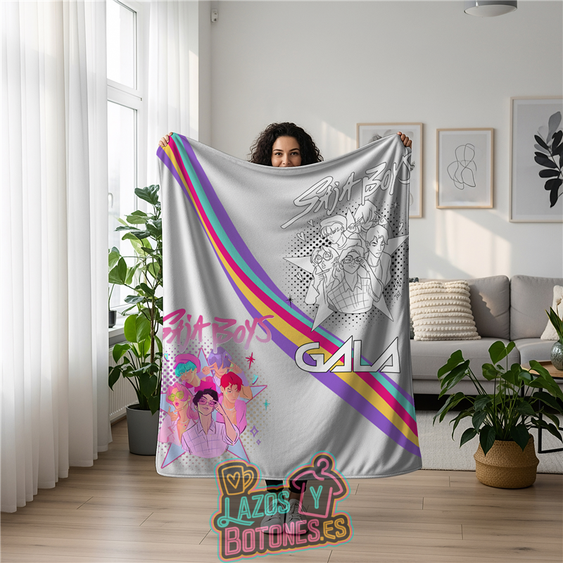 Manta Polar personalizada para Colorear – Mod. Saja Boys