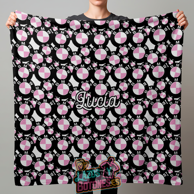 Manta Polar – Mod. Logo BMW Rosa