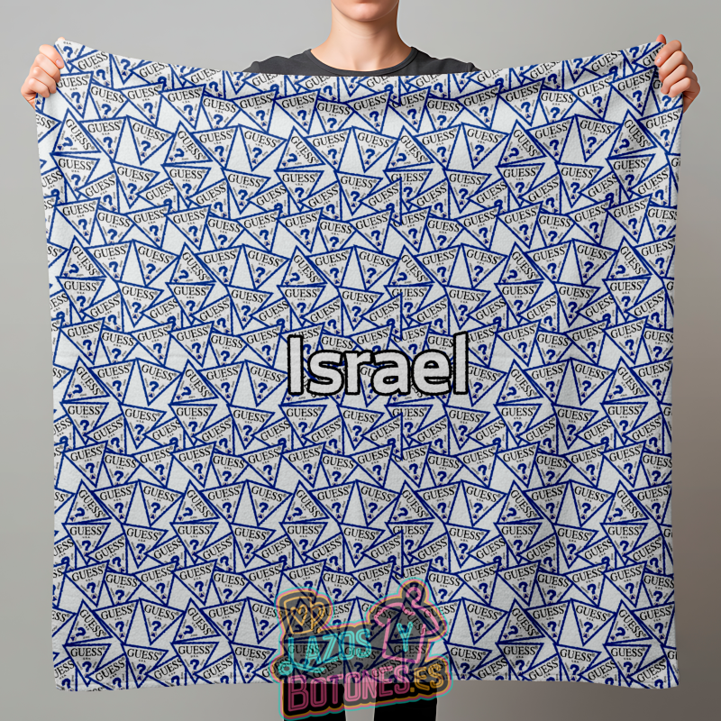 Manta Polar – Mod. Guess Azul