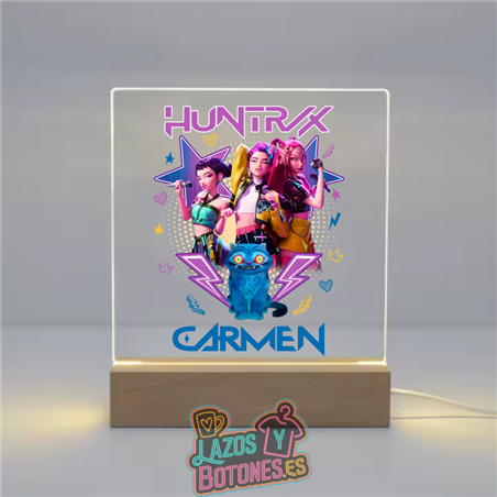 Lámpara LED Acrílica – Mod. Huntrix Galaxy