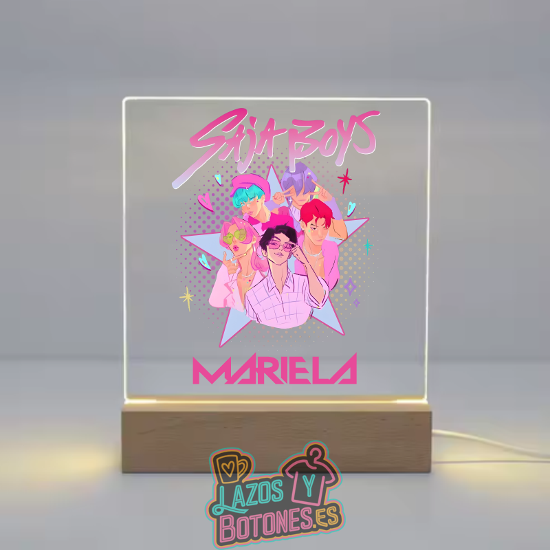 Lámpara LED Acrílica – Mod. Saja Boys Star