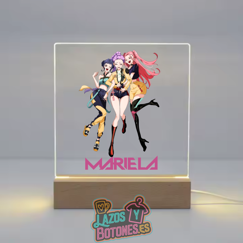 Lámpara LED Acrílica – Mod. Huntrix Squad