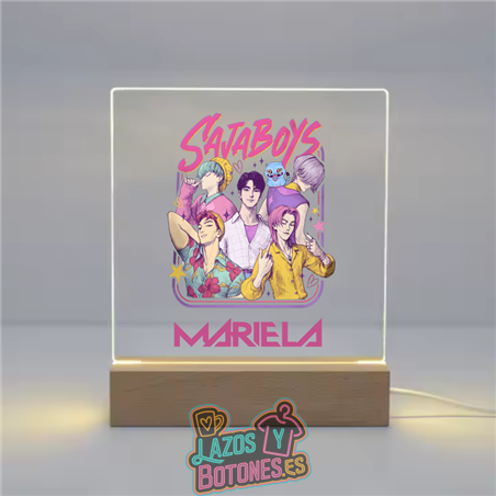 Lámpara LED Acrílica – Mod. Saja Boys Frame