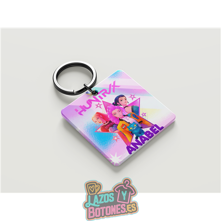 Llavero personalizado – Mod. Huntrix Estrella