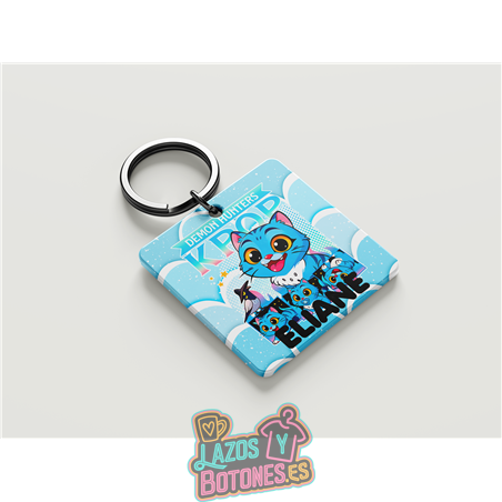 Llavero personalizado – Demon Cats Squad