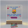 Lámpara LED Acrílica – Mod. Barça Bebé Culé
