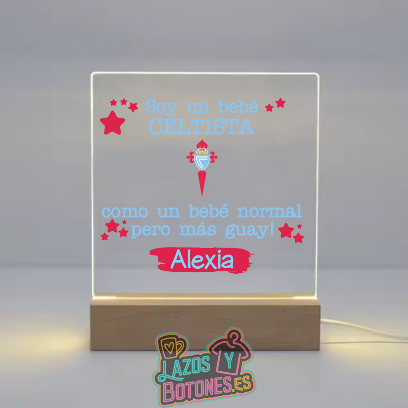 Lámpara LED Acrílica – Mod. Celta Bebé Celtista
