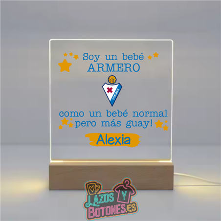 Lámpara LED Acrílica – Mod. Eibar Bebé Armero
