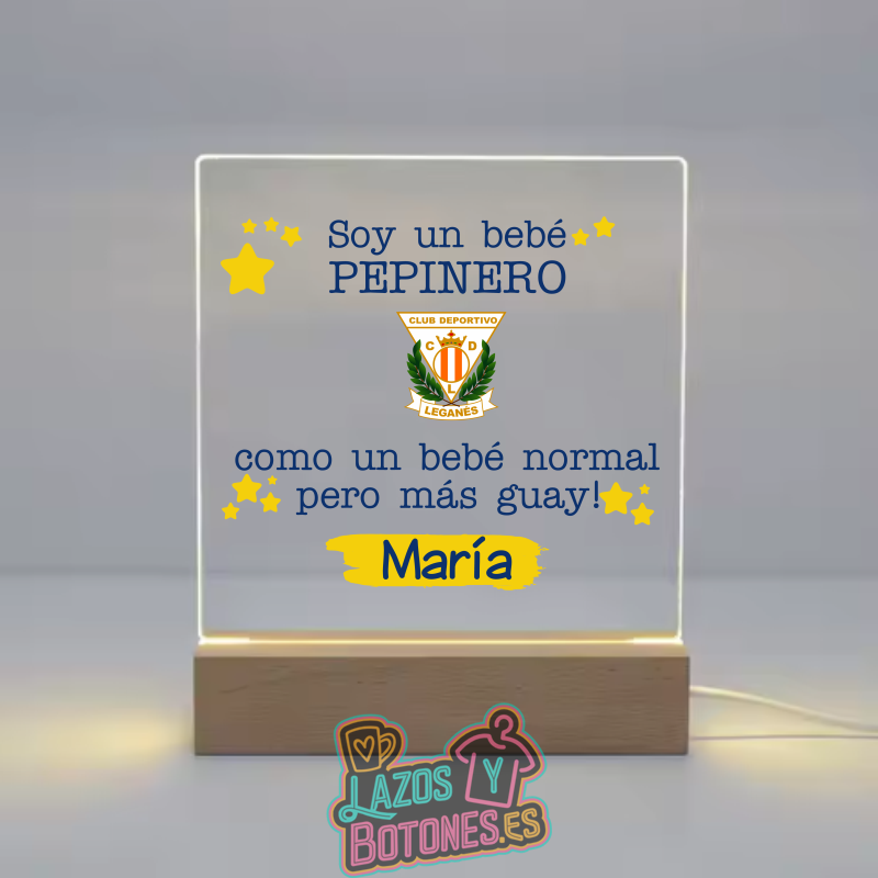 Lámpara LED Acrílica – Mod. Leganés Bebé Pepinero
