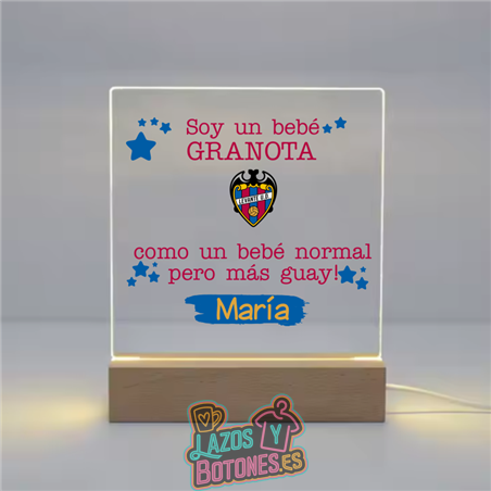 Lámpara LED Acrílica – Mod. Levante Bebé Granota